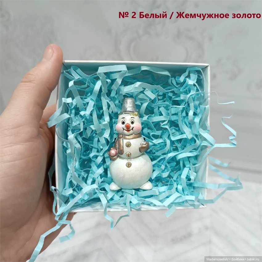 Снеговичок — Авторские игрушки (фото 8)