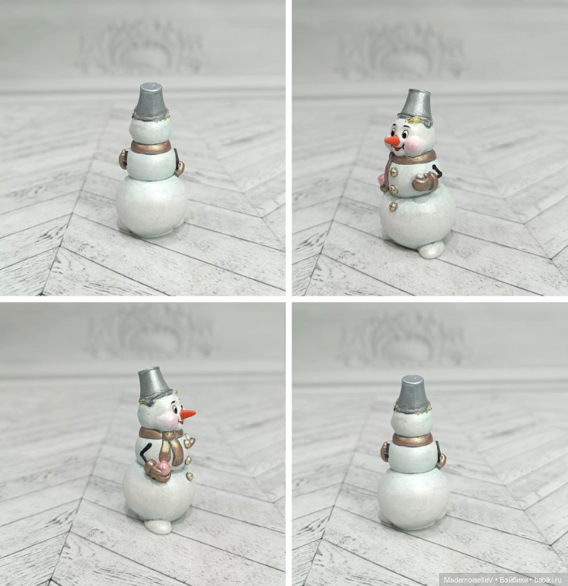 Снеговичок — Авторские игрушки (фото 9)