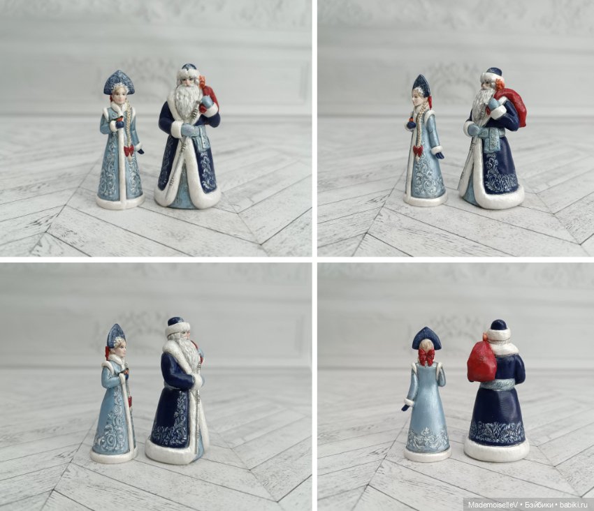 Дед Мороз и Снегурочка — Авторские игрушки (фото 2)