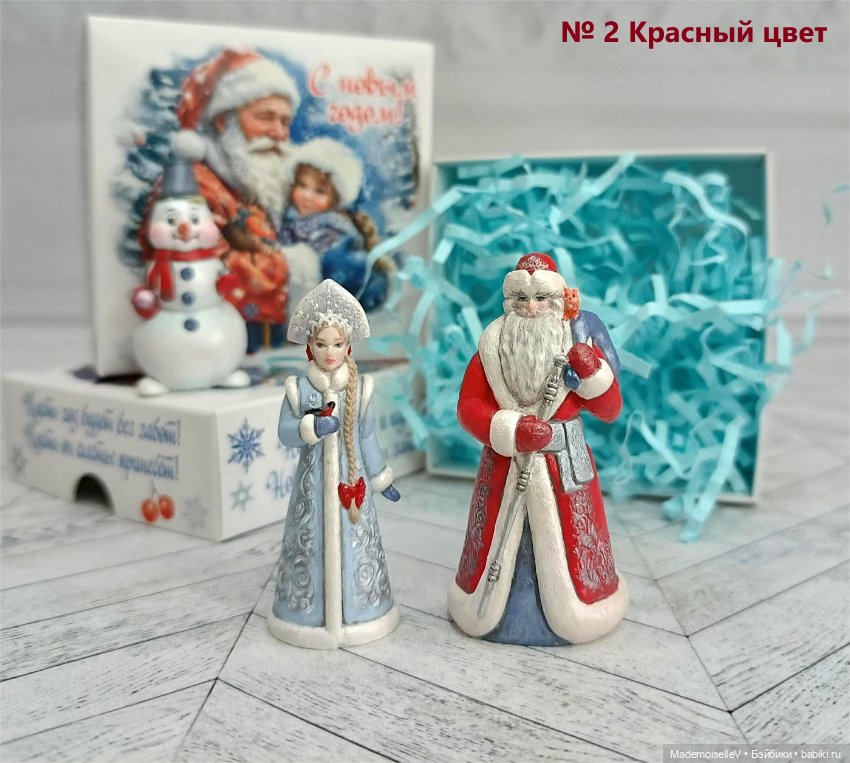Дед Мороз и Снегурочка — Авторские игрушки (фото 7)