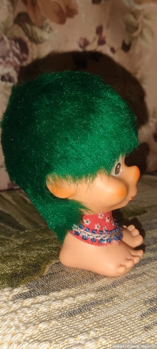 Игрушка, кукла ГДР, пятка Чудик, гном, тролль (фото 2)