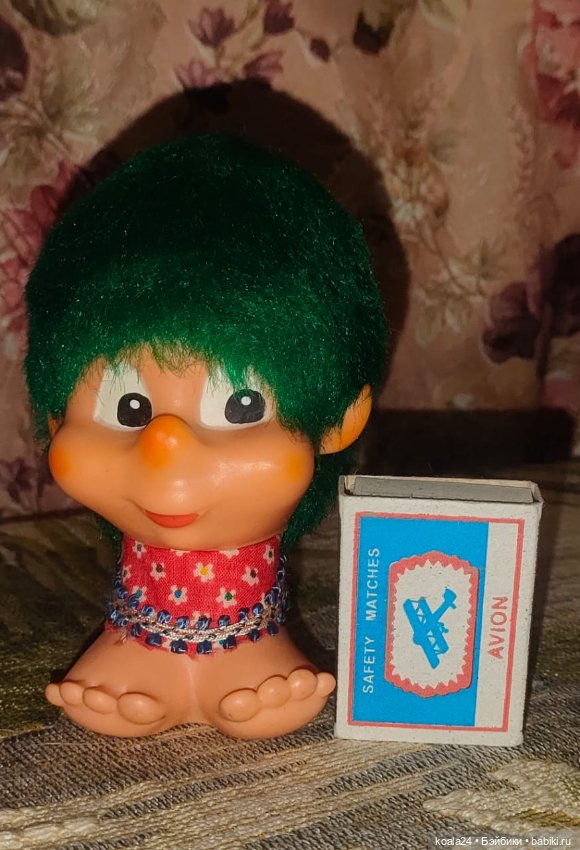 Игрушка, кукла ГДР, пятка Чудик, гном, тролль (фото 6)
