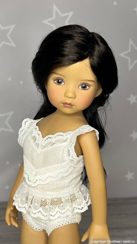 Парик натуральный черный 7/8 для Little Darlings (фото 3)