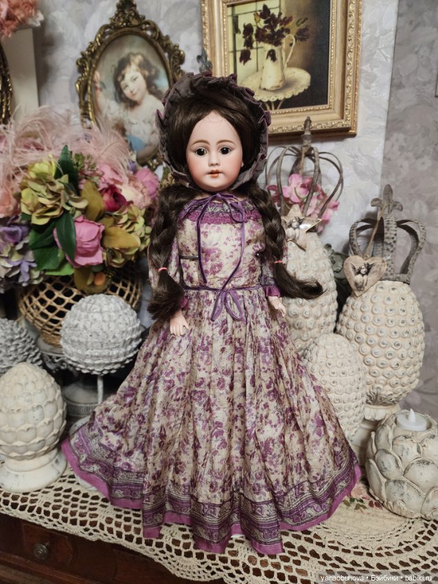 Антикварная кукла Симон Хальбиг 1010, рост 50 см (фото 6)