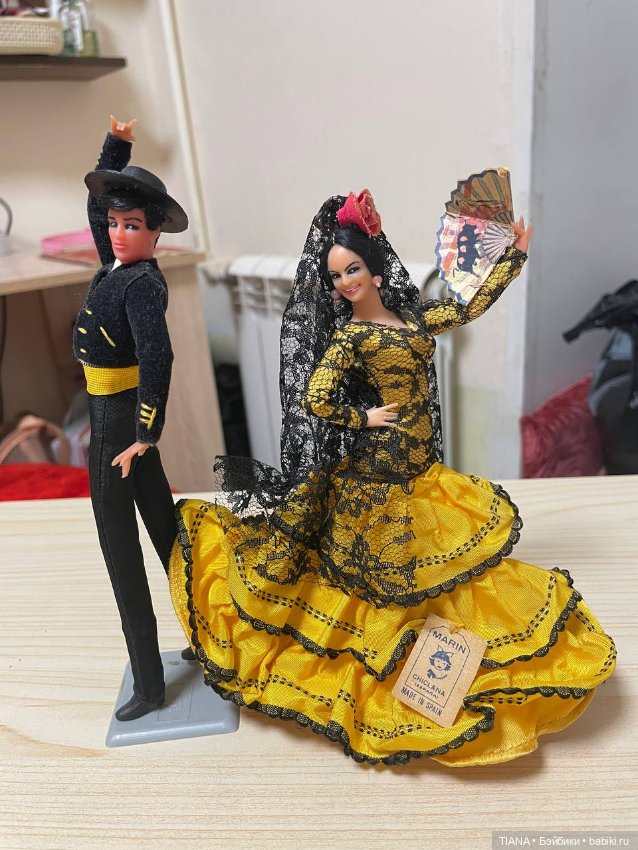 Испанские танцоры — Винтажные куклы и игрушки детства (фото 4)