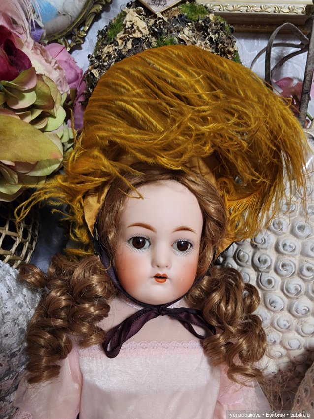 Антикварная кукла дама Каммер Рейнхард 50 см
