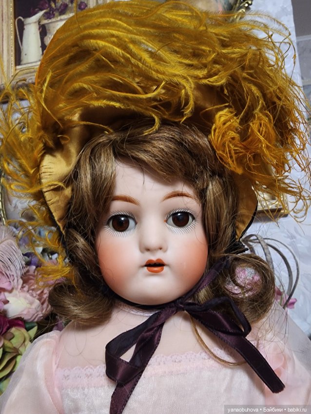 Антикварная кукла дама Каммер Рейнхард 50 см