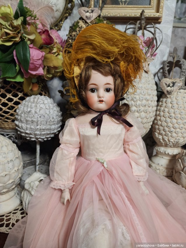 Антикварная кукла дама Каммер Рейнхард 50 см (фото 9)