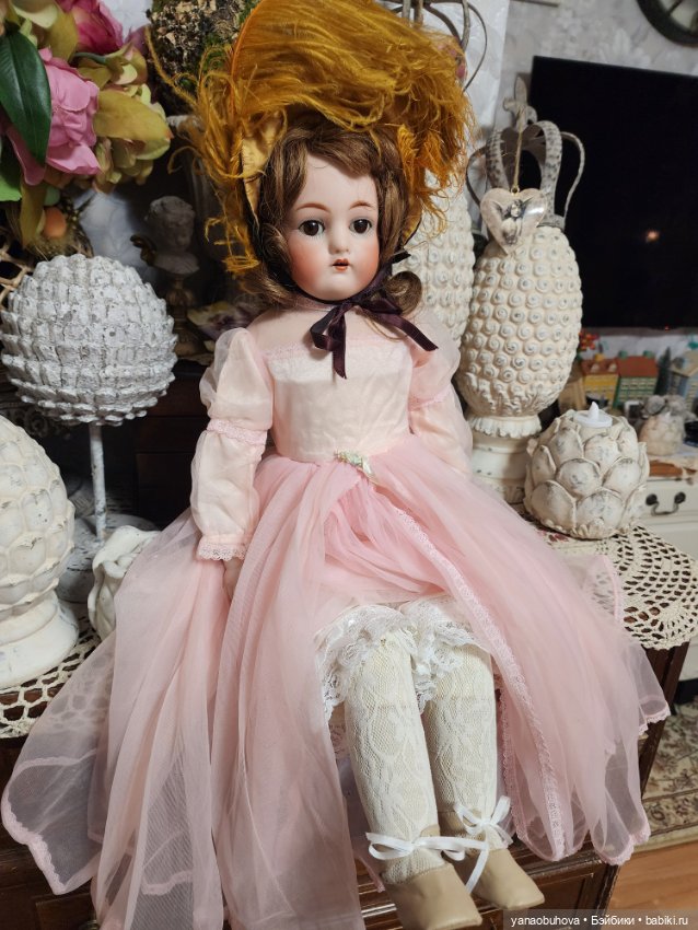 Антикварная кукла дама Каммер Рейнхард 50 см (фото 7)