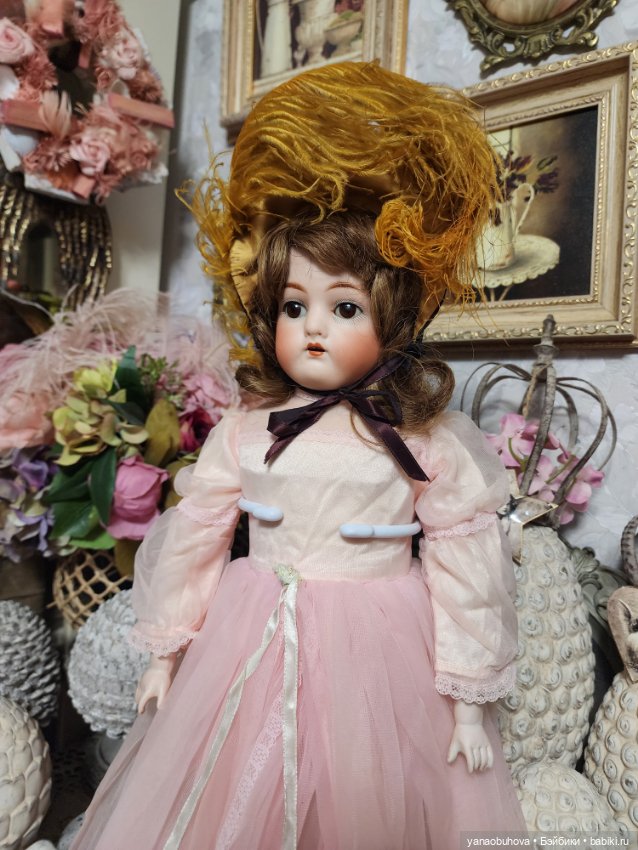 Антикварная кукла дама Каммер Рейнхард 50 см (фото 4)