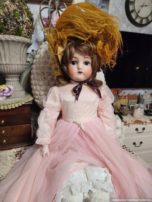 Антикварная кукла дама Каммер Рейнхард 50 см