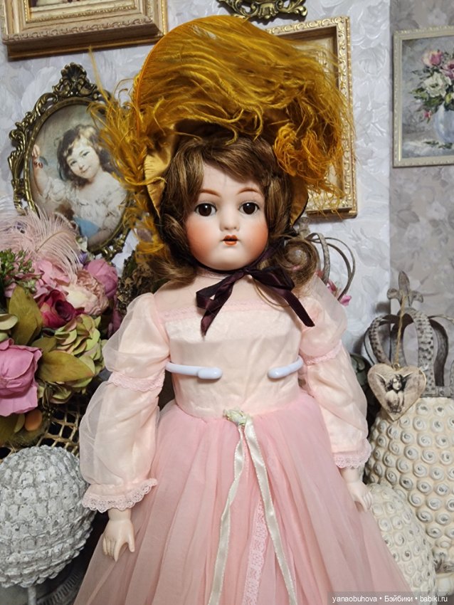 Антикварная кукла дама Каммер Рейнхард 50 см (фото 6)