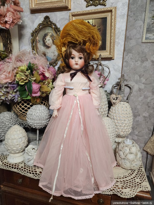 Антикварная кукла дама Каммер Рейнхард 50 см (фото 3)