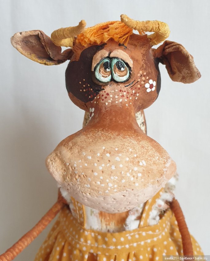 Игрушка "Корова" — Авторские игрушки (фото 7)