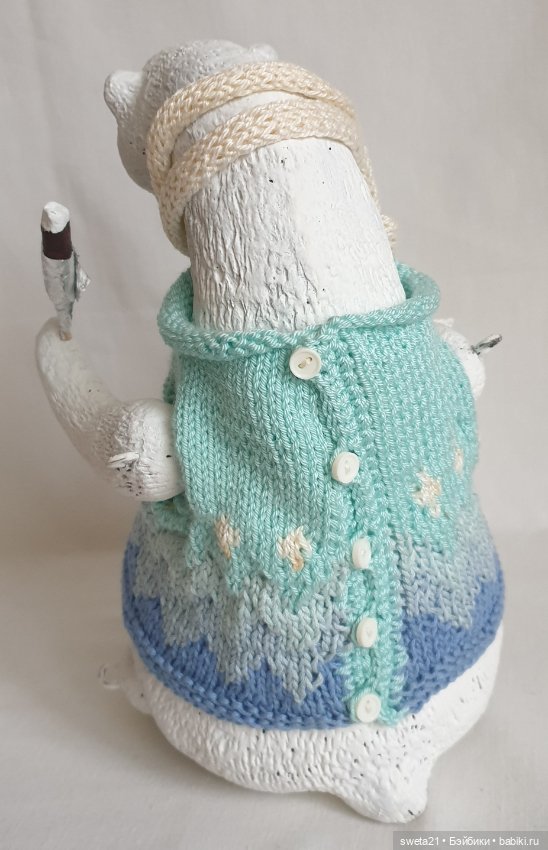 Игрушка "Белый медведь" — Авторские игрушки (фото 4)