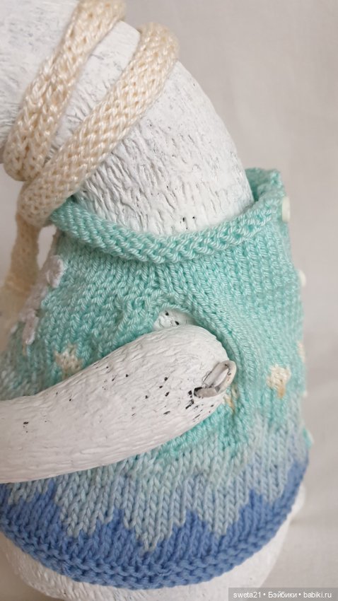 Игрушка "Белый медведь" — Авторские игрушки (фото 3)