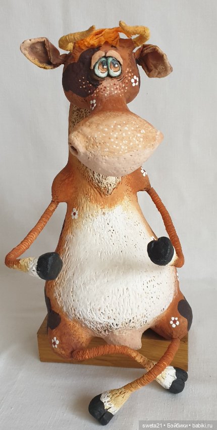 Игрушка "Корова" — Авторские игрушки (фото 4)