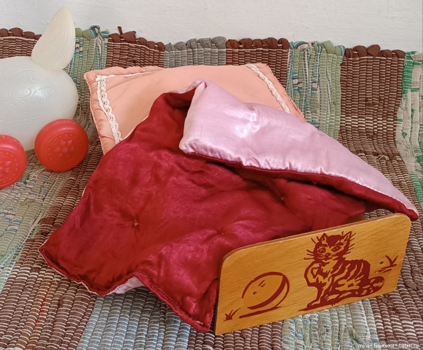 Кукольная кровать СССР — Кукольная мебель