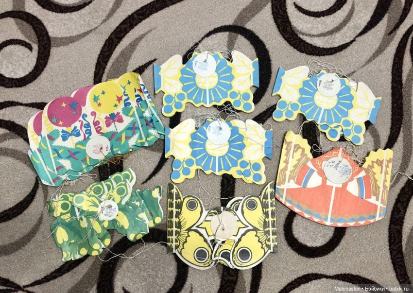 Бумажная гирлянда на елку (фото 5)