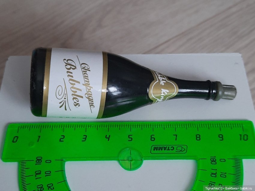 Бутылочки шампанского — Миниатюра для кукол (фото 5)