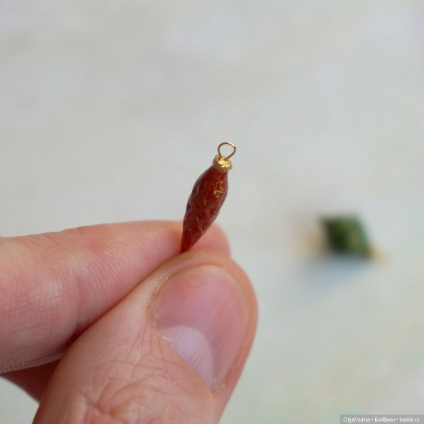 Елочные игрушки 1:12 — Миниатюра для кукол (фото 4)