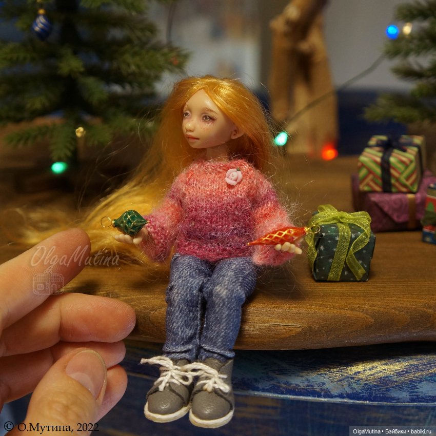 Елочные игрушки 1:12 — Миниатюра для кукол (фото 6)