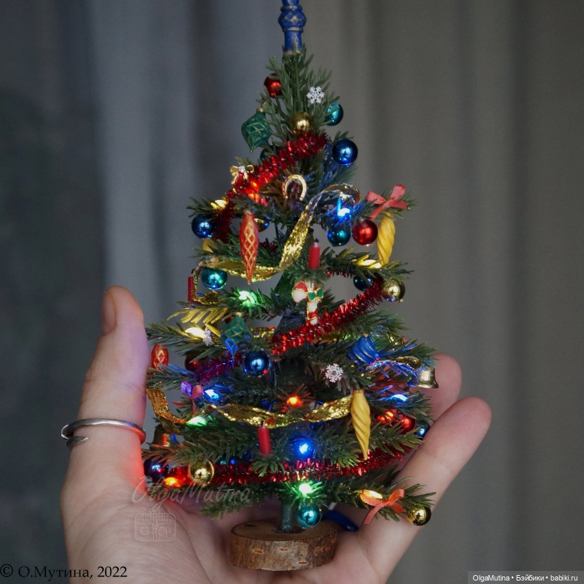 Елочные игрушки 1:12 — Миниатюра для кукол (фото 7)