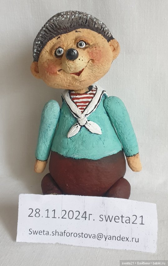 Игрушка "Ёжик" — Авторские игрушки (фото 5)