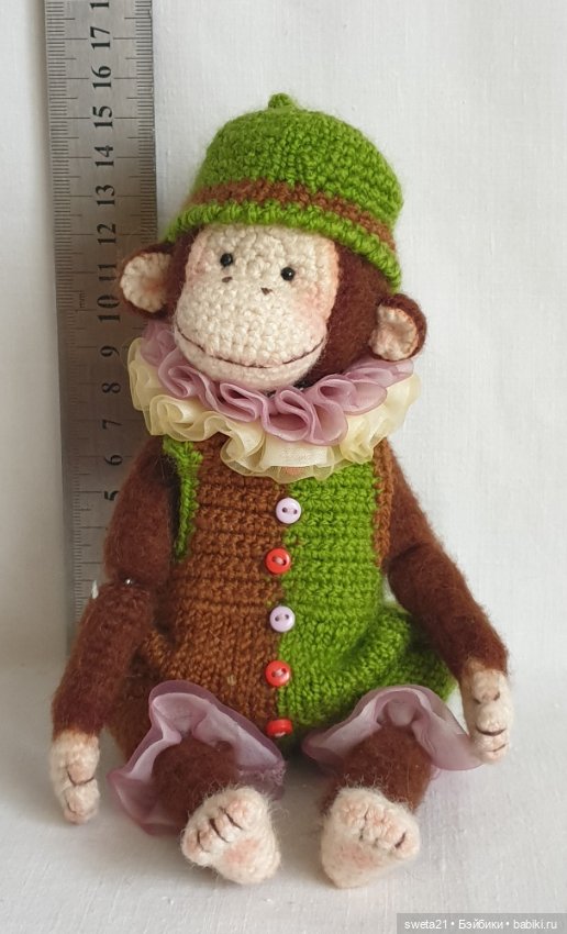 Обезьяна — Авторские игрушки (фото 8)