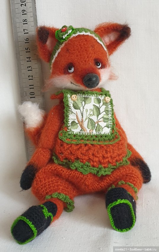 Лиса "Рыжулька" — Авторские игрушки (фото 8)