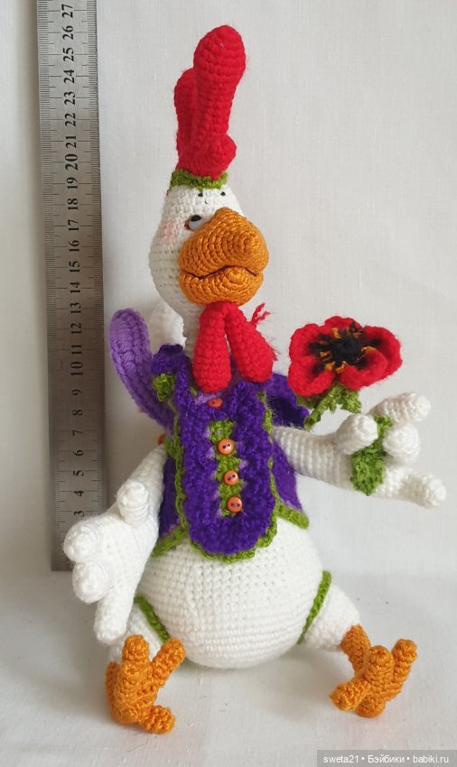 Петух — Авторские игрушки (фото 7)