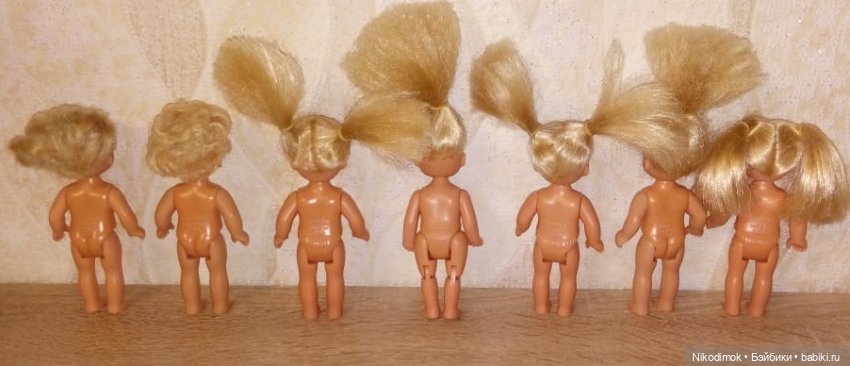 Маленькие куколки с дефектами, под реставрацию, для творчества (фото 2)