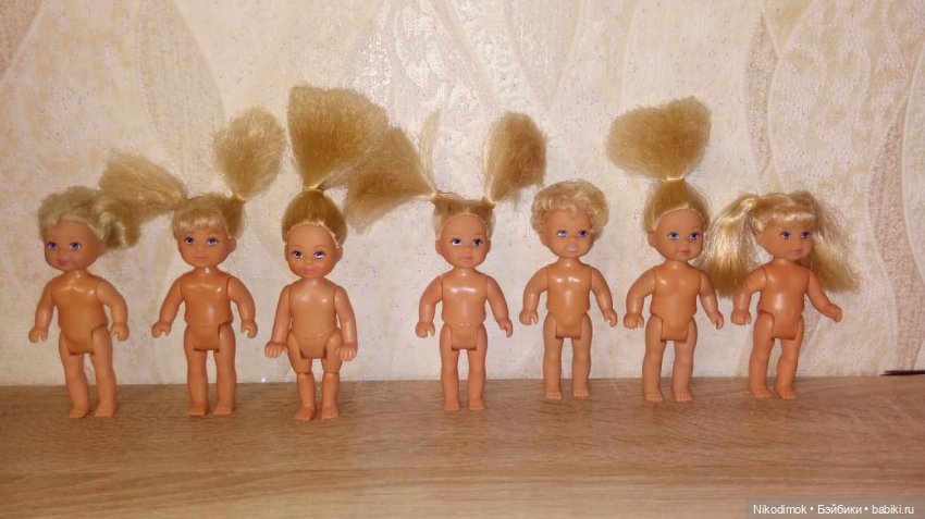 Маленькие куколки с дефектами, под реставрацию, для творчества