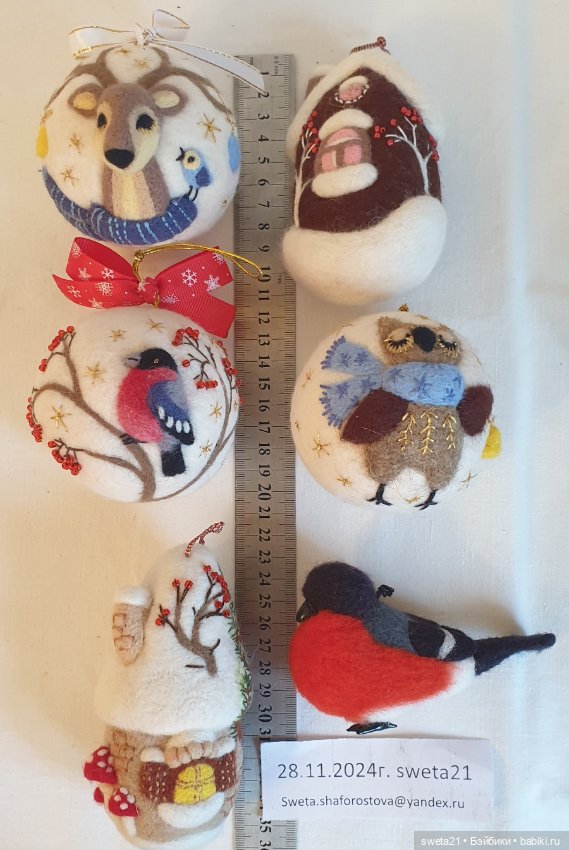 Елочные игрушки — Авторские игрушки (фото 8)