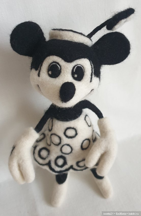 Мышки войлочные Микки и Минни (продажа лотом) (фото 5)