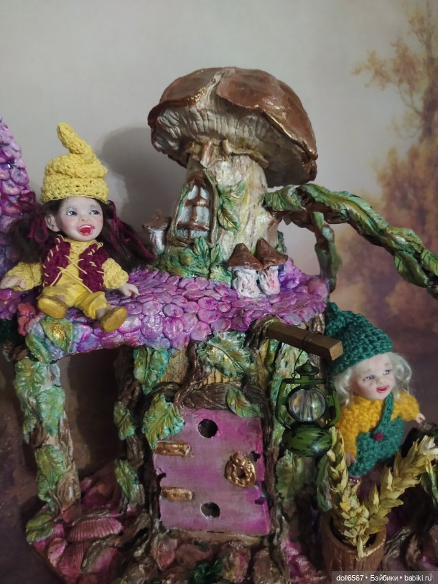 Лесной домик — Авторские куклы (фото 6)