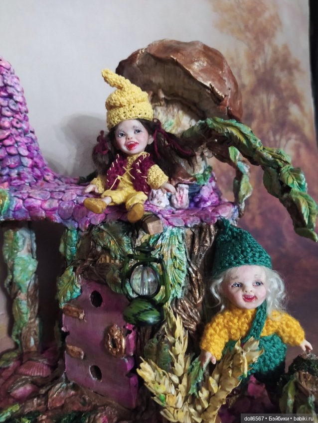 Лесной домик — Авторские куклы