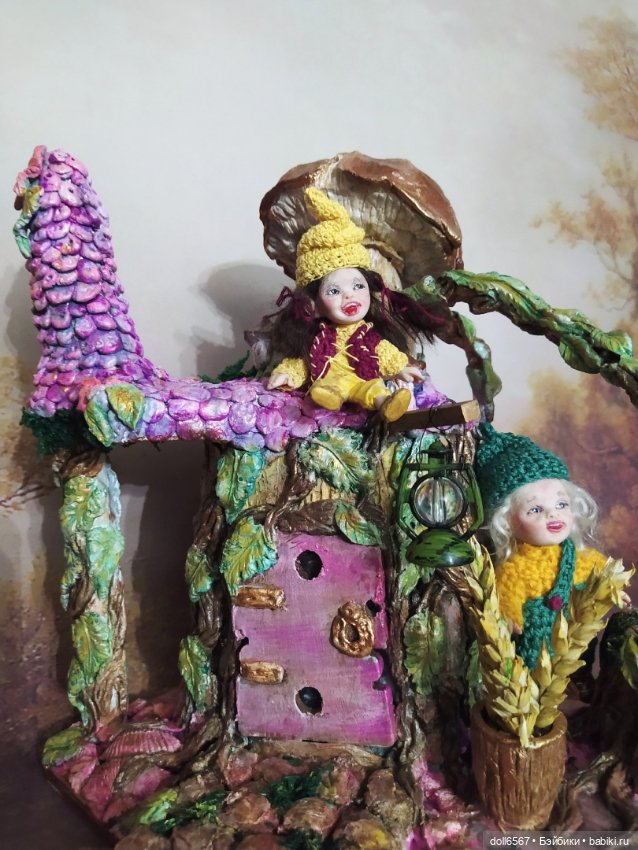 Лесной домик — Авторские куклы (фото 5)