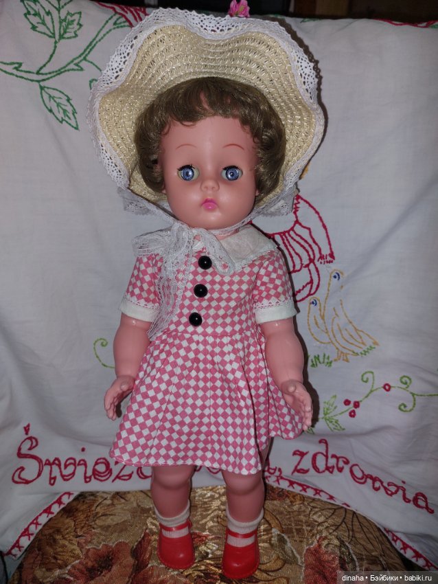 Винтажная кукла, 60-е годы, hong kong
