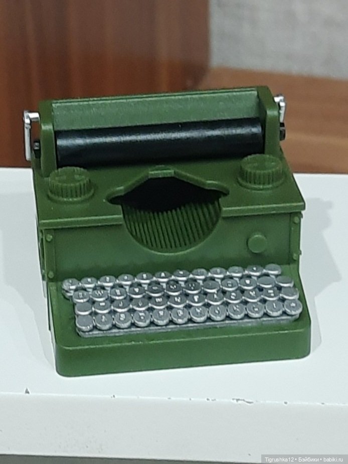 Печатная машинка — Миниатюра для кукол