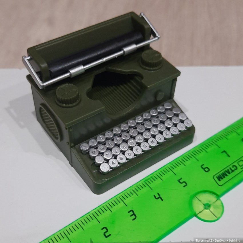 Печатная машинка — Миниатюра для кукол (фото 7)