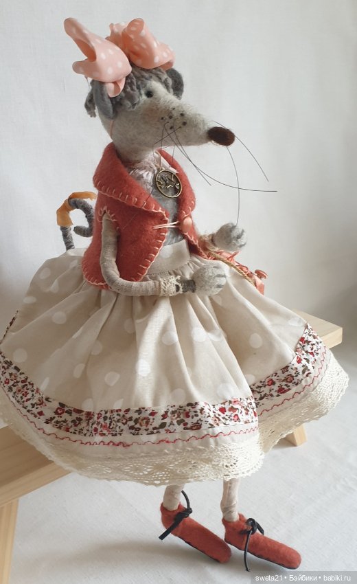 Крыса "Крысильда" — Авторские игрушки (фото 4)