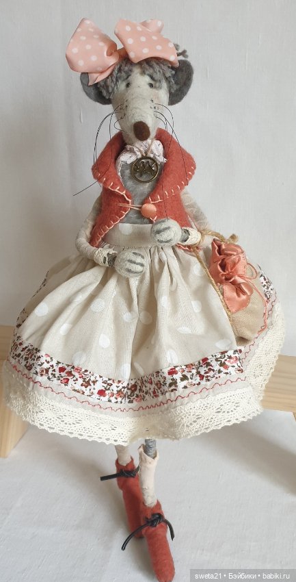 Крыса "Крысильда" — Авторские игрушки (фото 2)