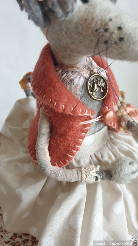 Крыса "Крысильда" — Авторские игрушки (фото 8)