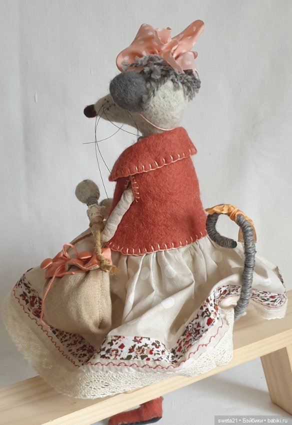 Крыса "Крысильда" — Авторские игрушки (фото 6)