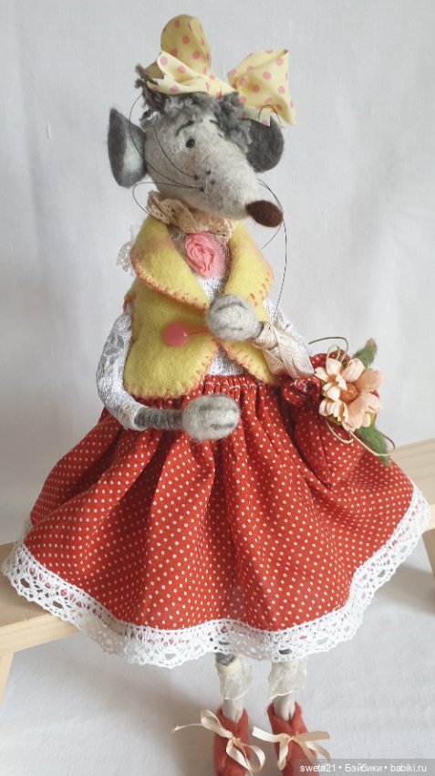 Крыса "Душечка" — Авторские игрушки (фото 3)