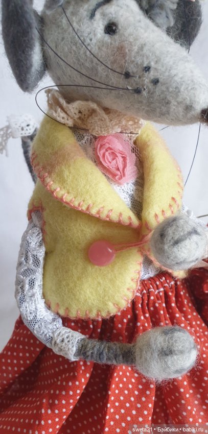 Крыса "Душечка" — Авторские игрушки (фото 4)
