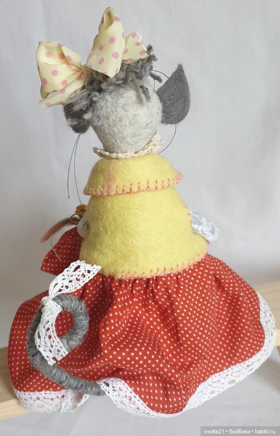 Крыса "Душечка" — Авторские игрушки (фото 6)