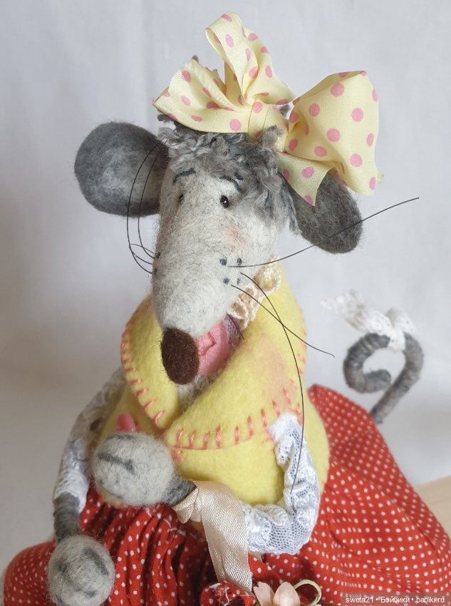 Крыса "Душечка" — Авторские игрушки (фото 7)
