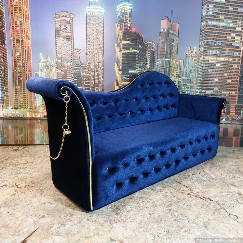 Диван 48х23х16 — Кукольная мебель (фото 7)